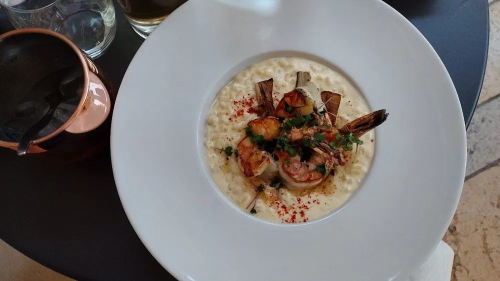 Risotto Aux Gambas Flambées À L'anis